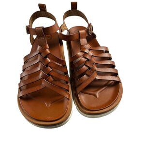 Girls Brown Gladiator Sandals Size 5